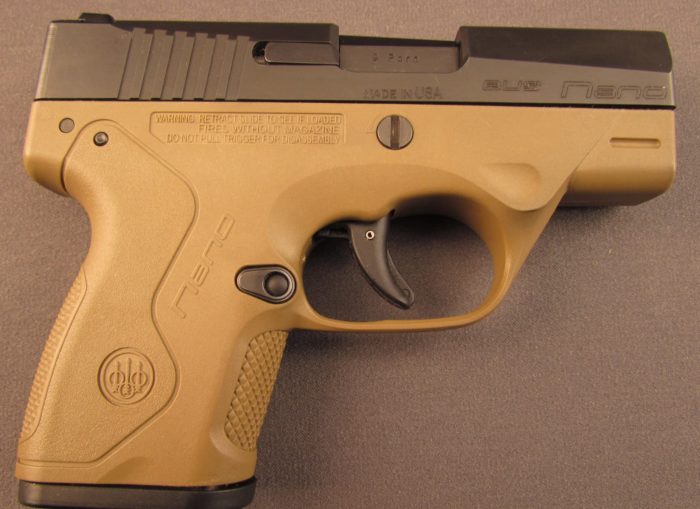 BERETTA NANO 9MM “DESERT EARTH"